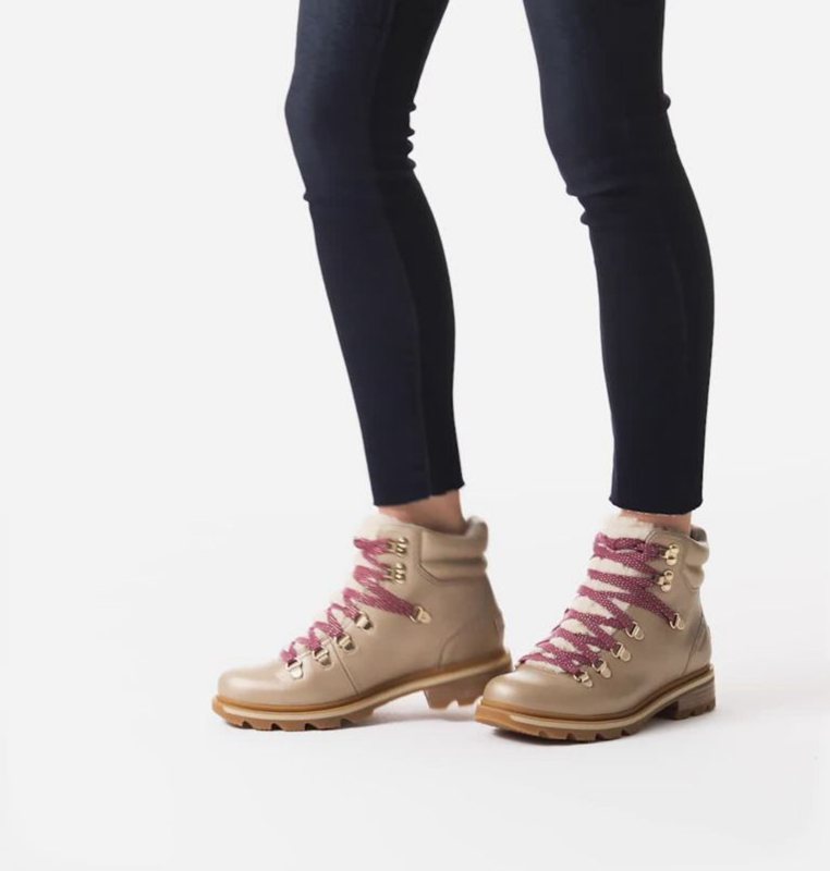 Sorel Dam Stövlar Khaki - Lennox™ Hiker Lux Mid - QRO-469578